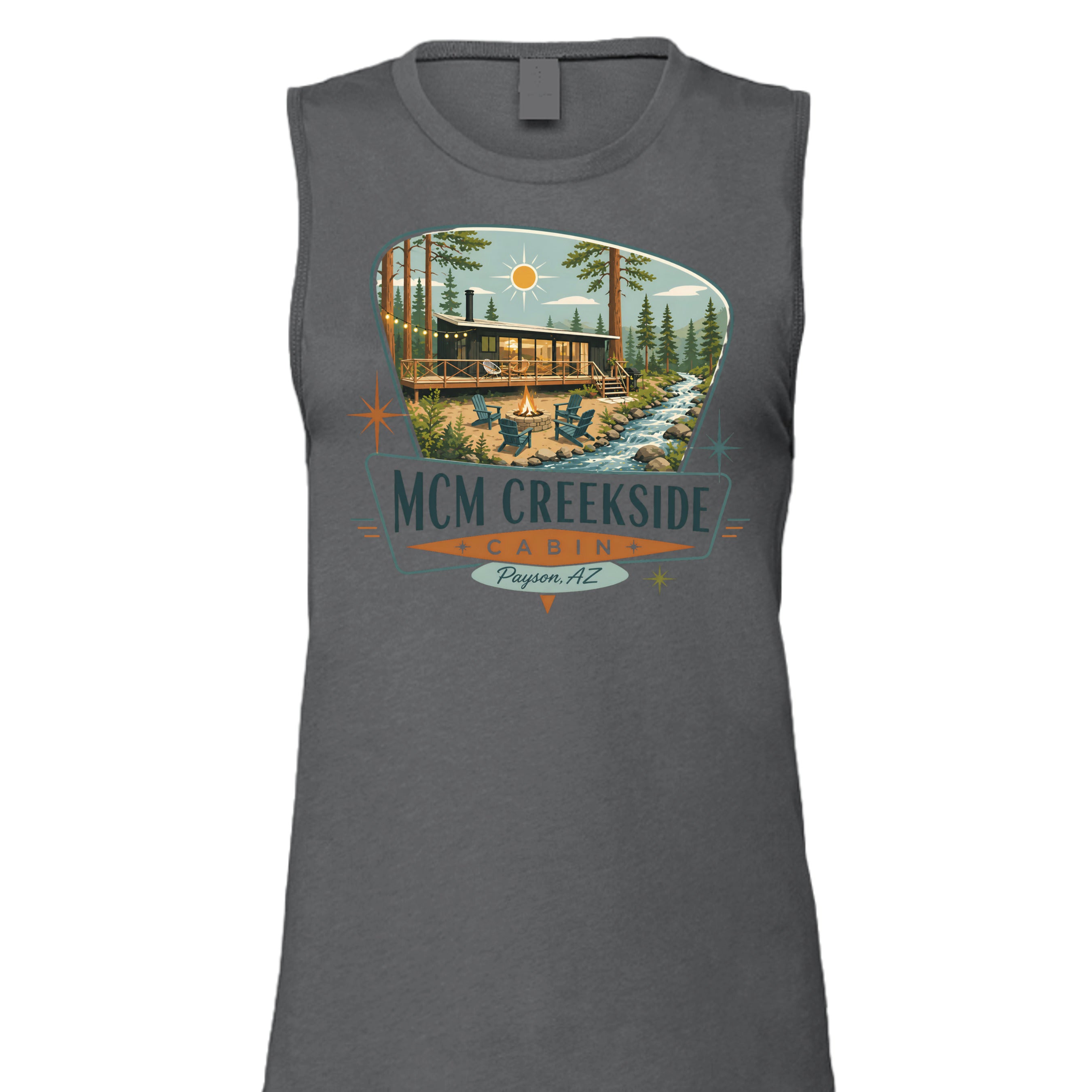 DARK GRY HEATHER - B6003 - FRONT