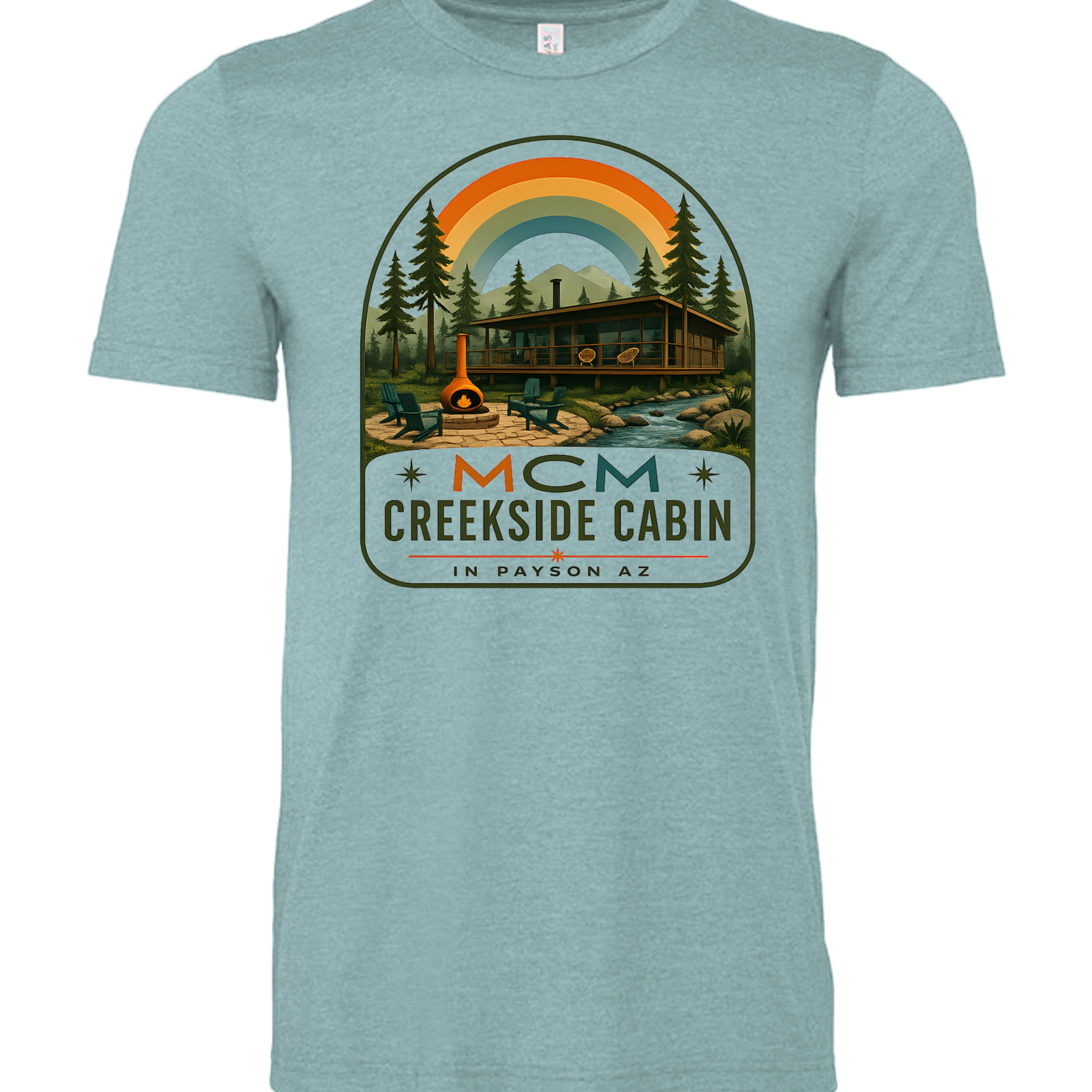 Heather Blue Lagoon - 3001CVC - FRONT