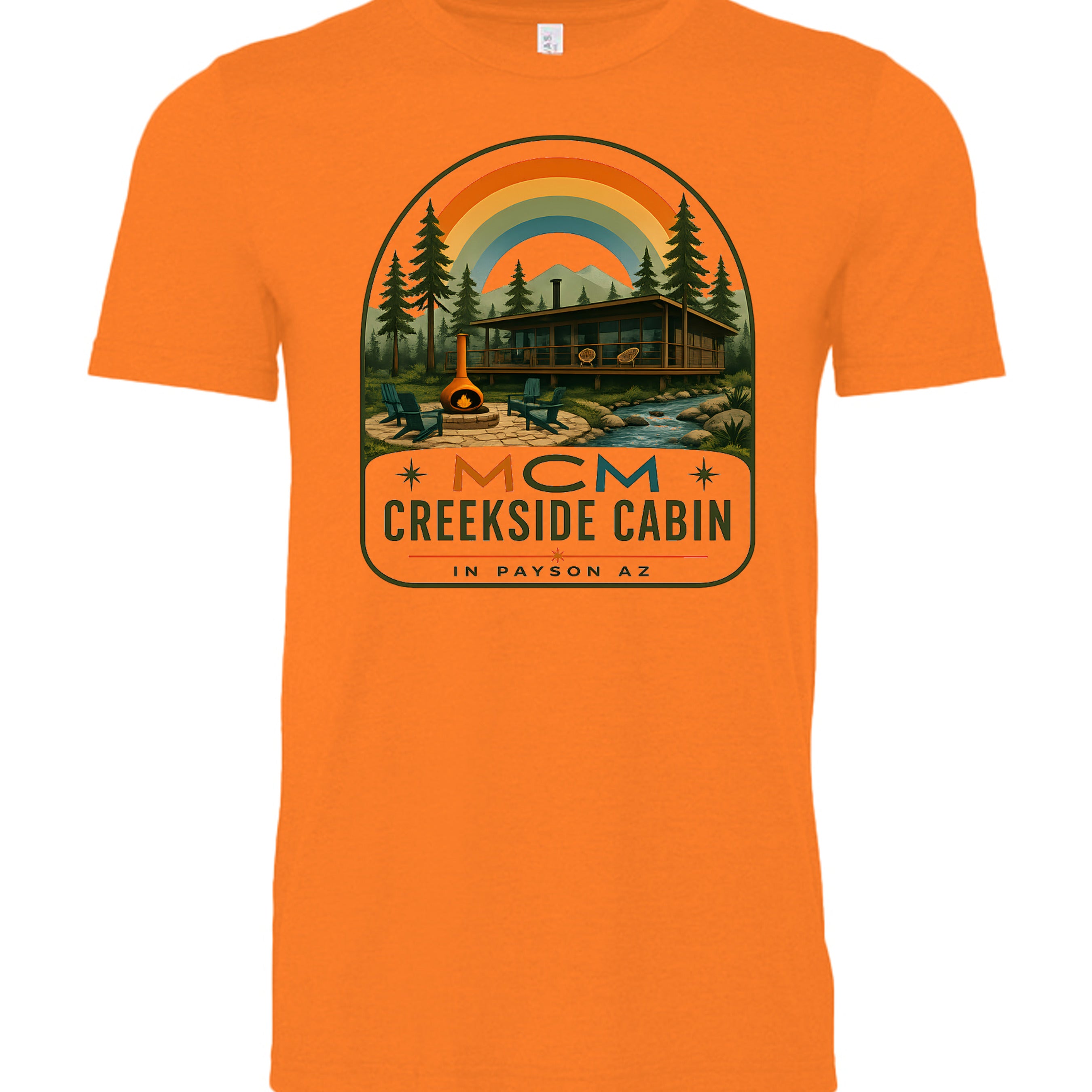 Neon Orange - 3001CVC - FRONT