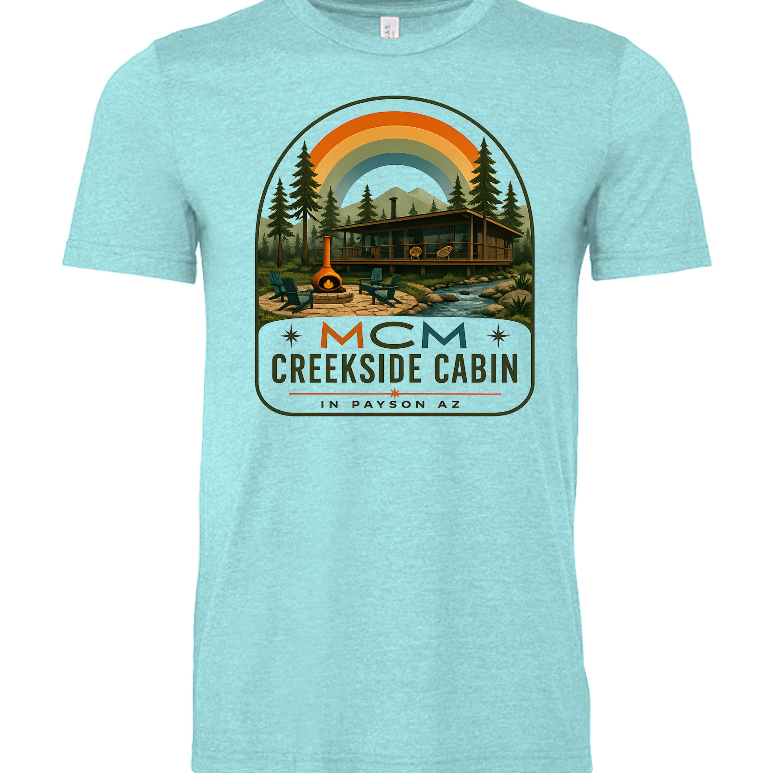 HEATHER SEA GRN - 3001CVC - FRONT