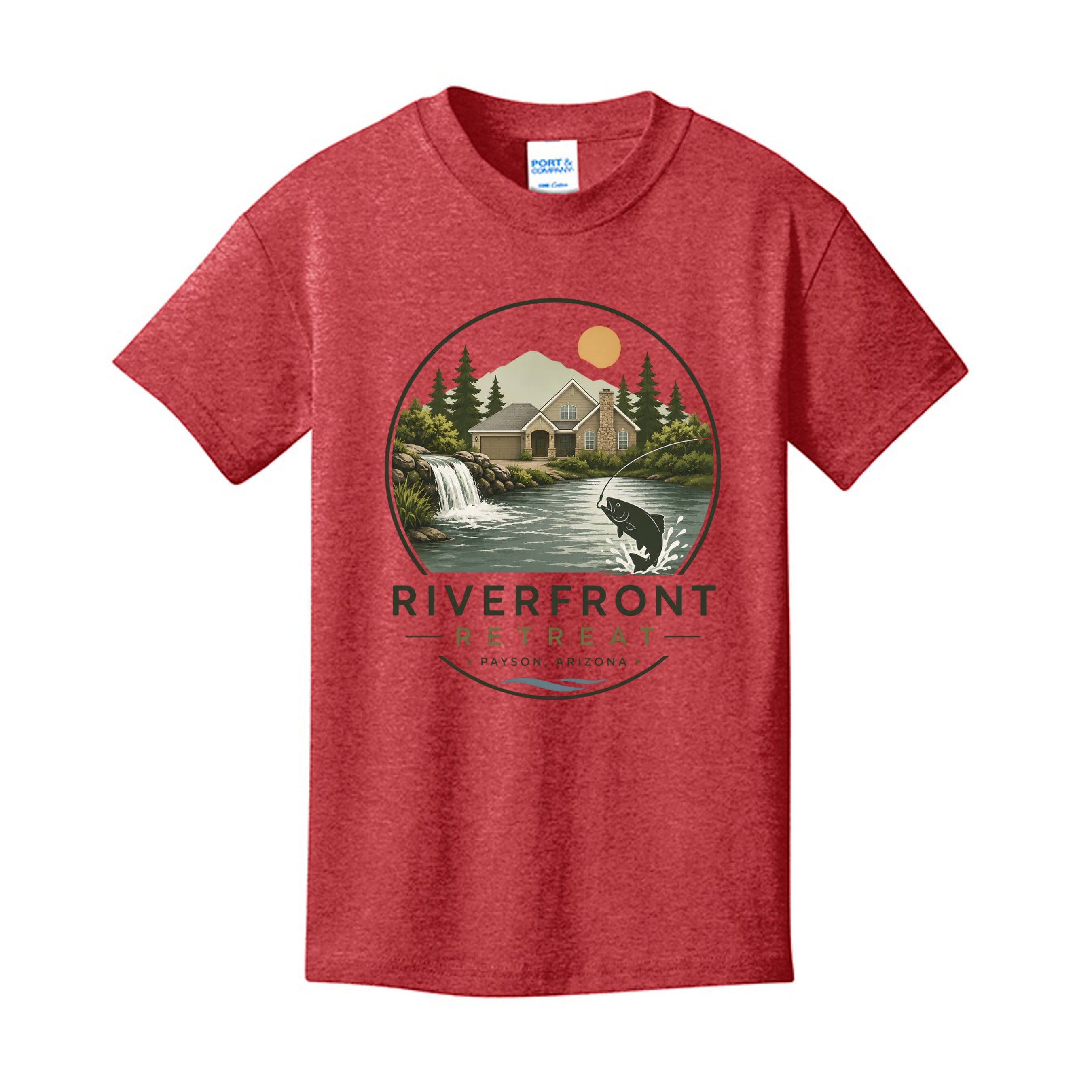 Heather Red - PC54Y - FRONT